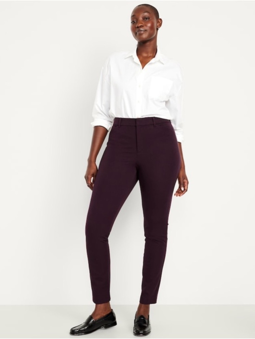 NEW…High Waisted Pixie Skinny Ankle Pants Plus Size